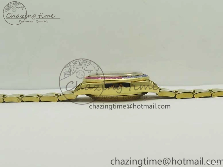 Edition Crystal Best BLF Bracelet on Black Dial YG YG Rainbow Daytona A4130 116589RBOW 0316